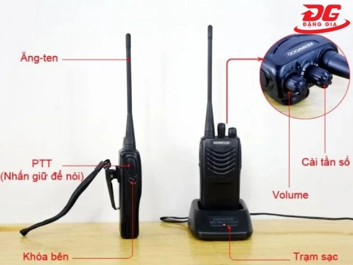 Bộ phận của bộ đàm Kenwood TK-308