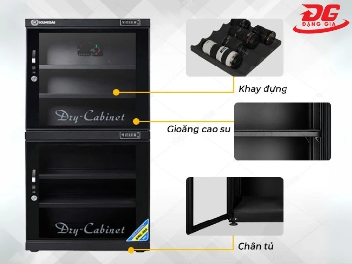 tủ chống ẩm Kumisai DHC 300 (300 lít)