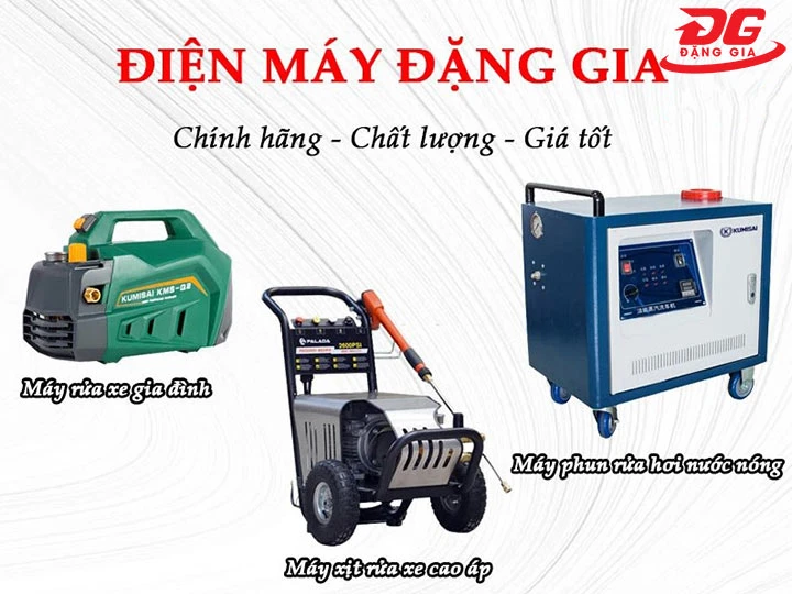 Đặng Gia bán máy rửa xe Nha Trang chính hãng