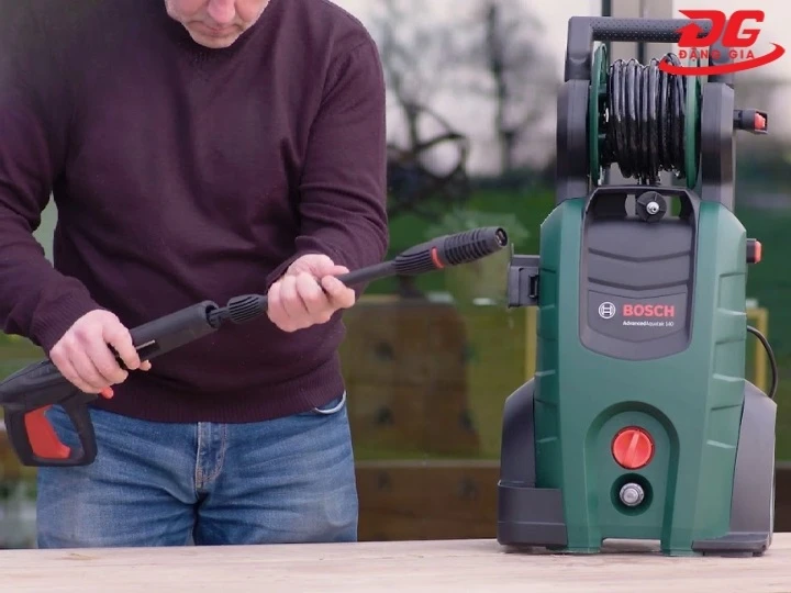 lắp đặt máy rửa xe Bosch Aquatak AQT 140