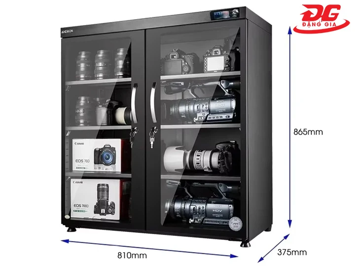 Sức chứa của tủ chống ẩm Andbon AD-250S