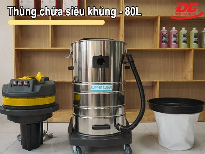 Máy hút bụi Supper Clean SC902J-3 có thùng chứa lớn