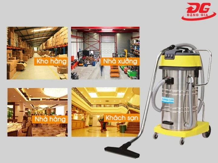 Ứng dụng máy hút bụi Supper Clean SC902J-3