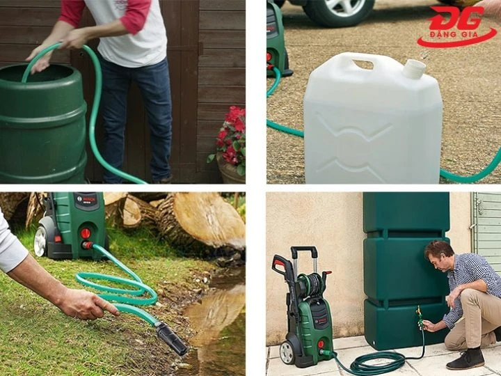 máy rửa xe Bosch Aquatak AQT 140 hút nước dễ