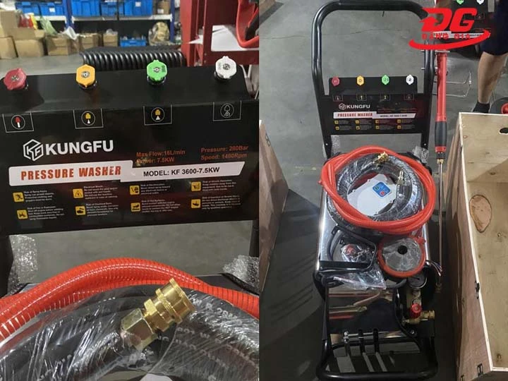 máy rửa xe Kungfu chạy êm