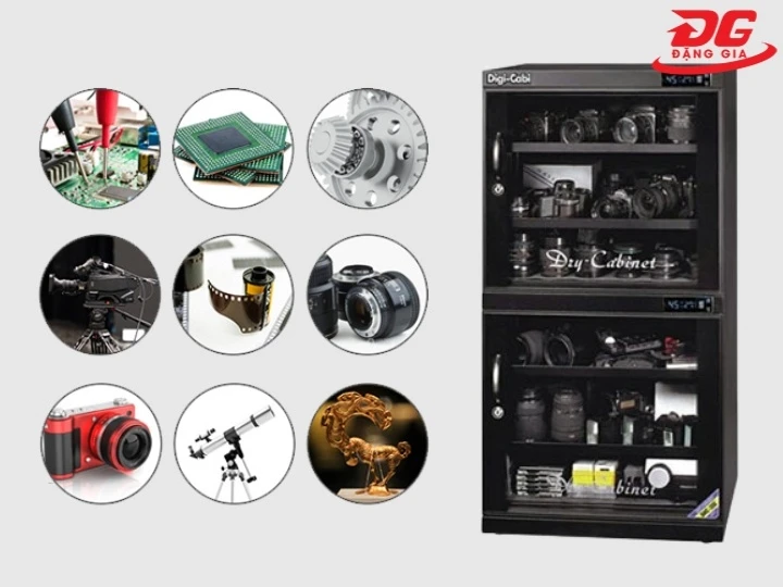 tủ chống ẩm Kumisai DHC 300 đa năng