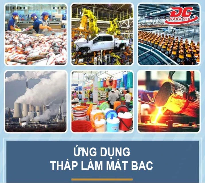 ứng dụng của tháp làm mát BAC