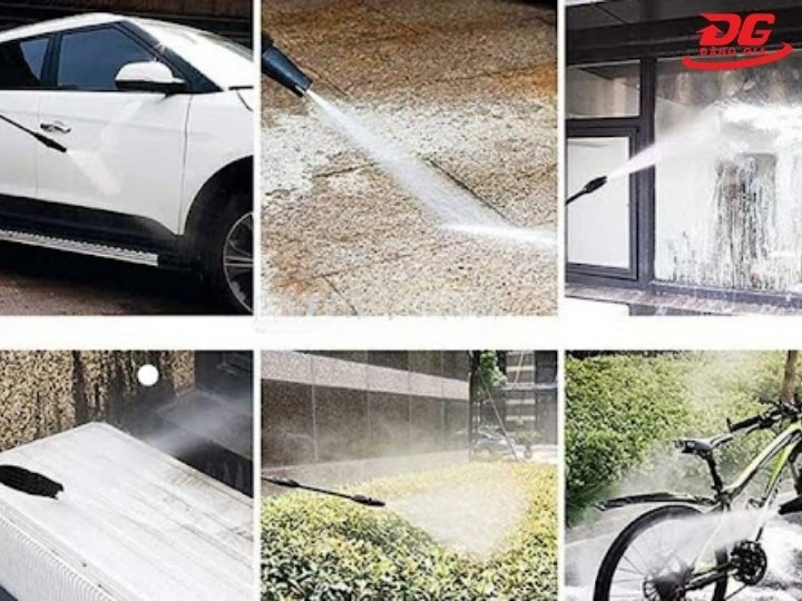 Ứng dụng máy rửa xe Kumisai