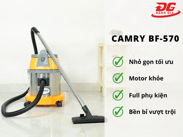Ưu điểm của máy hút bụi Camry BF-570