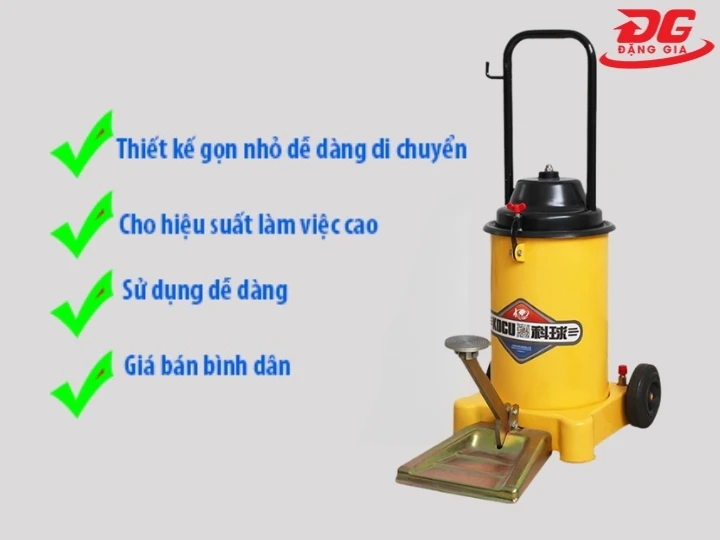 Ưu điểm cúa máy bơm mỡ Kocu GZ-6J 12L