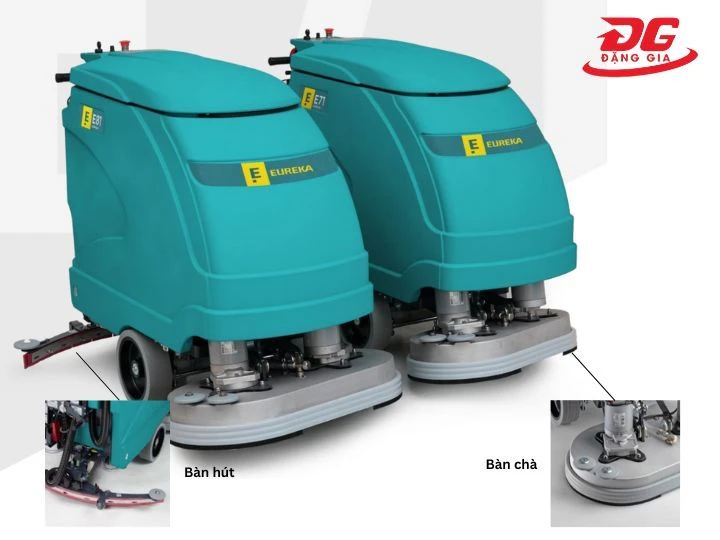 Bàn chà và bàn hút máy chà sàn Eureka liên hợp