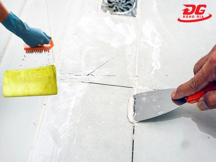 dụng cụ Tẩy xi măng nền gạch