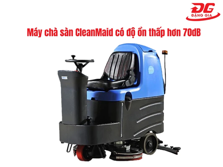 Máy chà sàn CleanMaid có độ ồn thấp hơn 70dB
