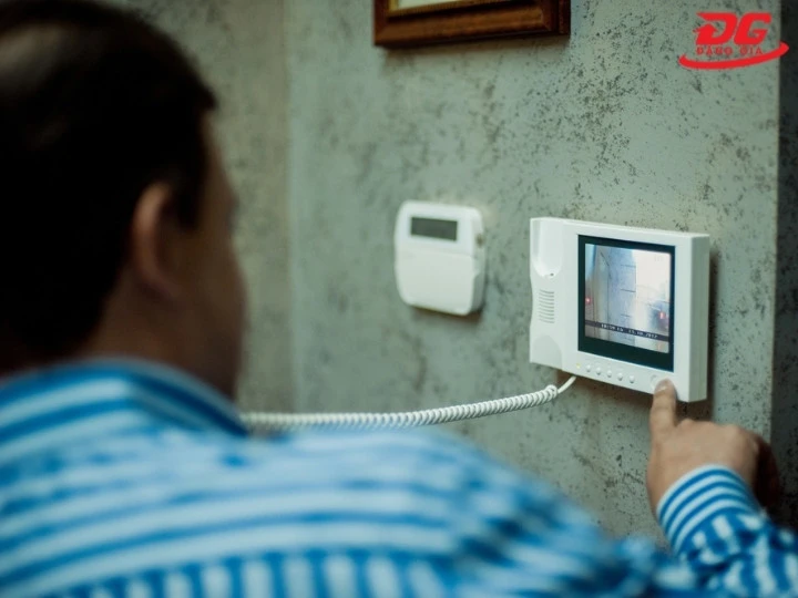 Bộ đàm Intercom thiết bị gắn tường 