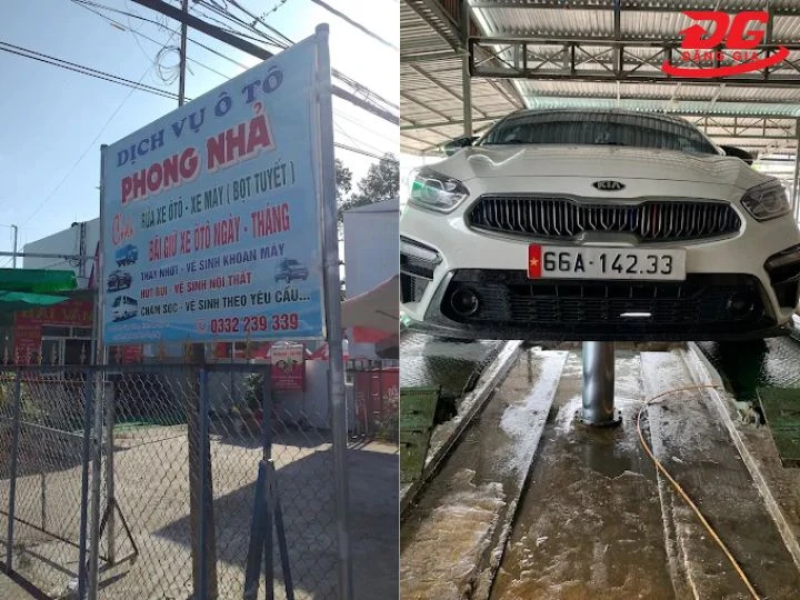 Rửa xe Đồng Tháp Phong Nhã sạch nhanh