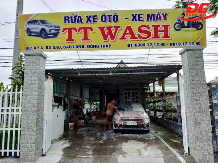 Rửa xe Đồng Tháp TT Wash cực tốt