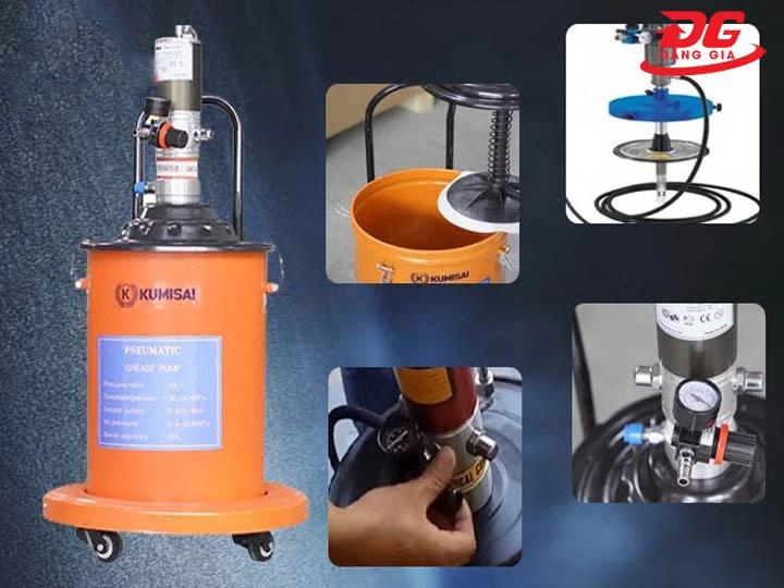 máy bơm mỡ Kumisai sử dụng an toàn