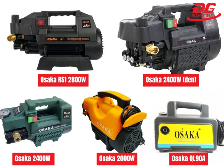Bảng giá cập nhật mới nhất của máy rửa xe Osaka