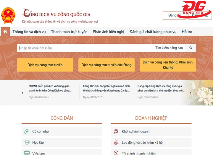 Đăng ký tần số bộ đàm online