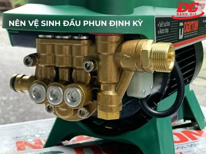 lưu ý sử dụng máy rửa xe chỉnh áp Dekton DK-CWR2200A