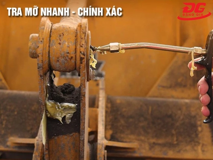 Máy bơm mỡ khí nén Kocu GZ-85B bơm mỡ siêu nhanh