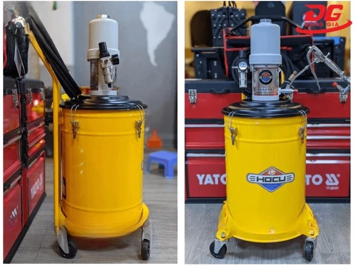 Máy bơm mỡ Kocu GZ-85B có ngoại hình hiện đại