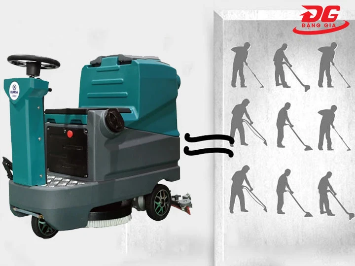 máy chà rửa sân tiết kiệm chi phí