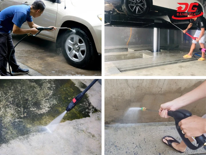 Máy rửa xe Osaka có hiệu năng xịt rửa vượt trội