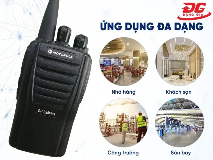 Ứng dụng của bộ đàm Motorola GP-328 Plus
