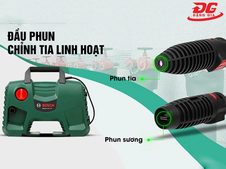 Đầu phun máy rửa xe Bosch Easy AQT 120 1500W