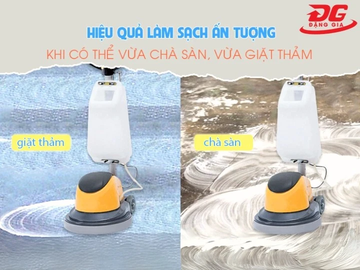 máy đánh sàn Kumisai KMS22 hiệu quả làm sạch cao