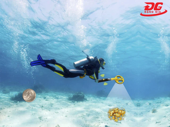 máy dò kim loại dưới nước