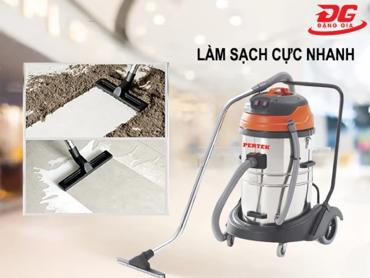 máy hút bụi công nghiệp Pertek PT70P hiệu suất cao