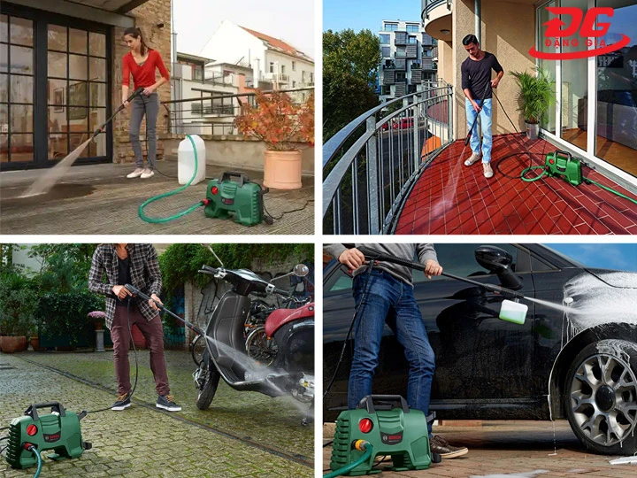 Ứng dụng máy rửa xe Bosch Easy AQT 120 1500W