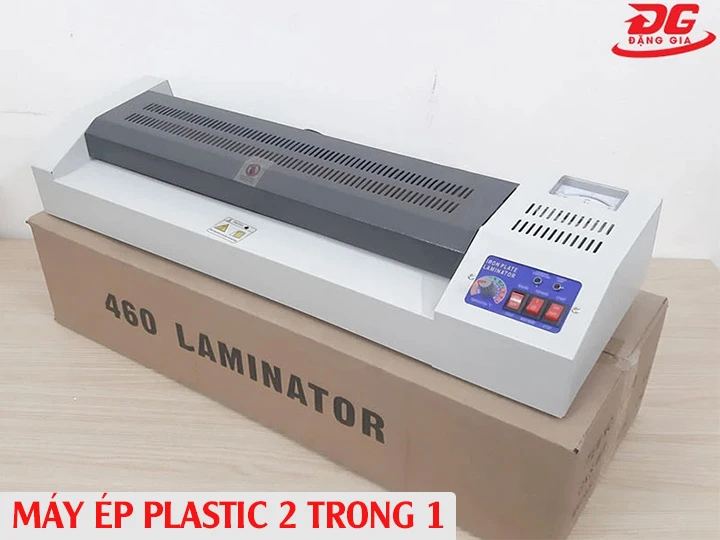 Máy ép plastic 2 trong 1 - Cán nóng và lạnh