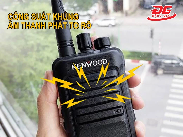 máy bộ đàm Kenwood TK-D50 phát âm thanh to rõ