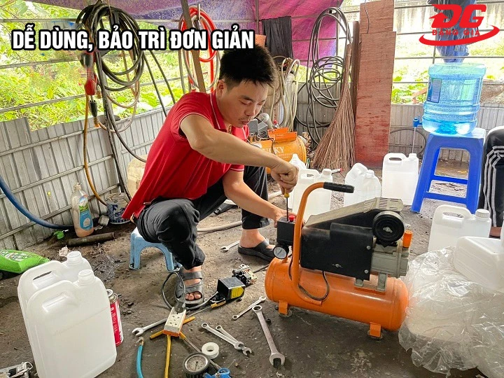 Bảo trì máy nén khí 12L