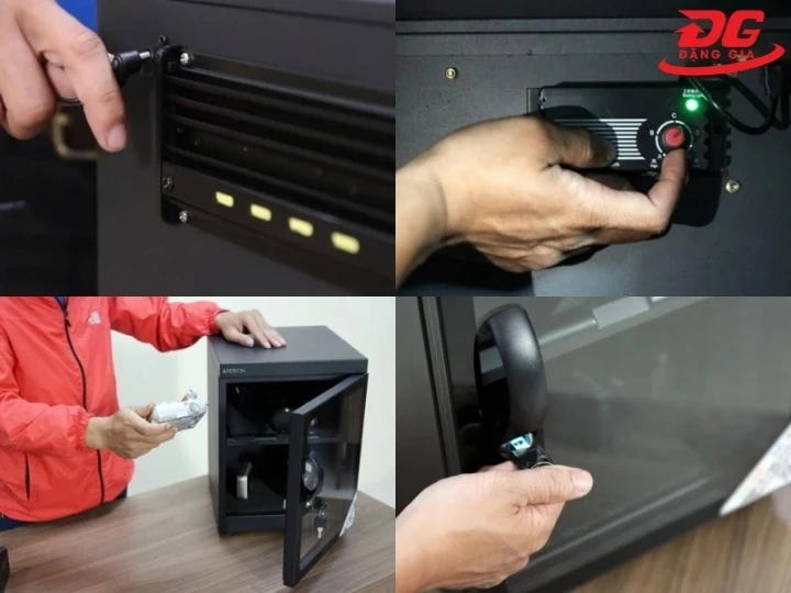 Các bước sử dụng tủ chống ẩm Andbon AB-30C