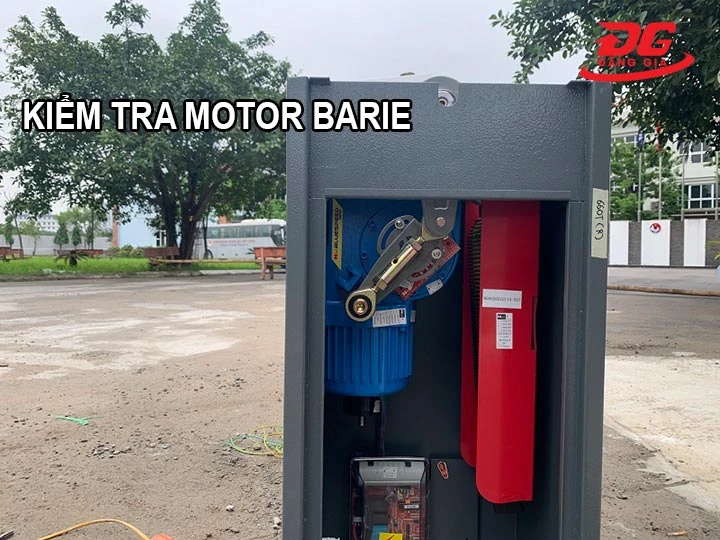 kiểm tra motor barie