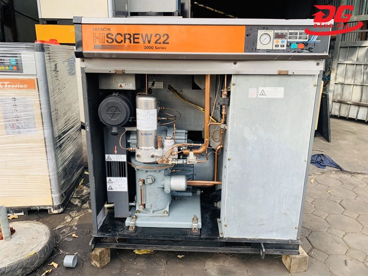 Lỗi máy nén khí trục vít áp suất tụt nhanh bất thường