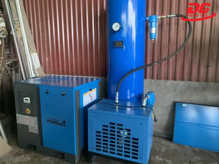 Lỗi máy nén khí trục vít áp suất tăng cao bất thường