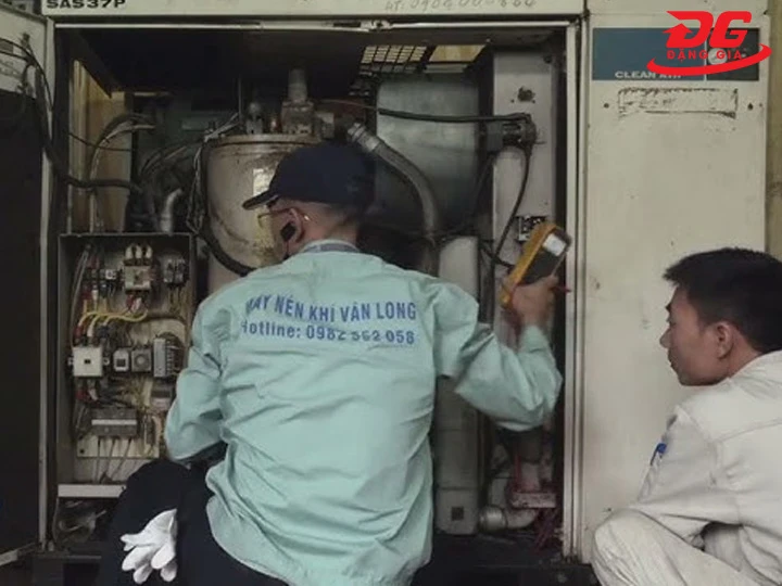 Lỗi máy nén khí trục vít bộ giỏi nhiệt bị bẩn