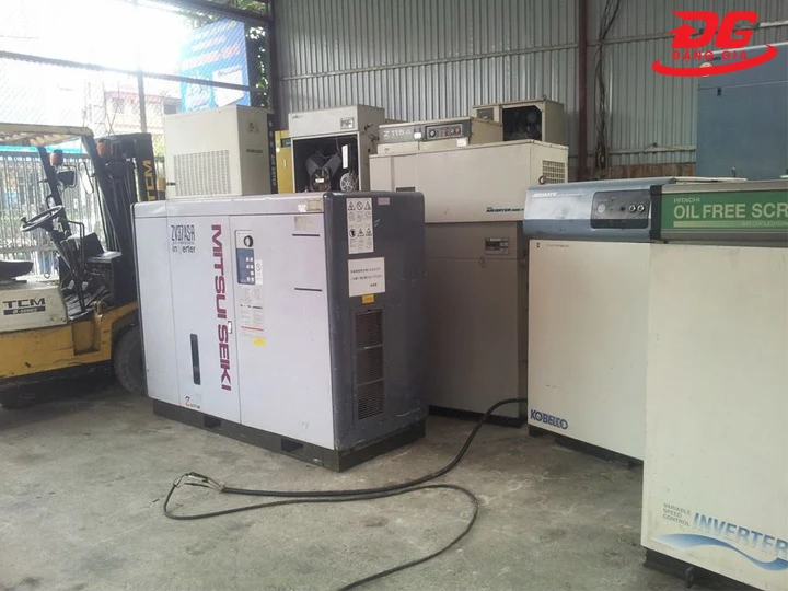 Lỗi máy nén khí trục vít dầu nhớt mau hỏng