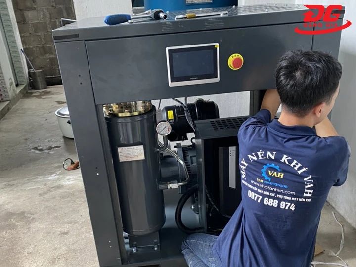 Lỗi máy nén khí trục vít khởi động lâu
