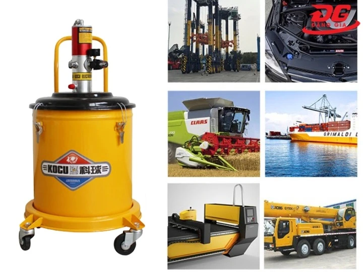 Ứng dụng của máy bơm mỡ Kocu GZ-A9