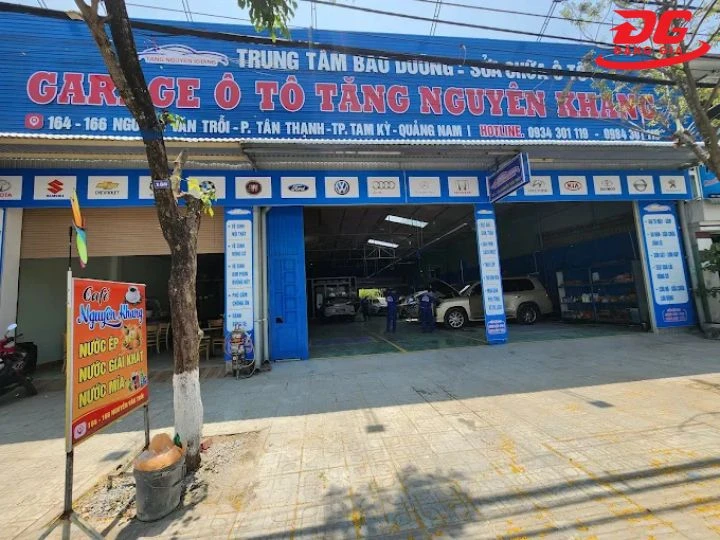 Rửa xe Quảng Nam Nguyên Khang siêu rộng
