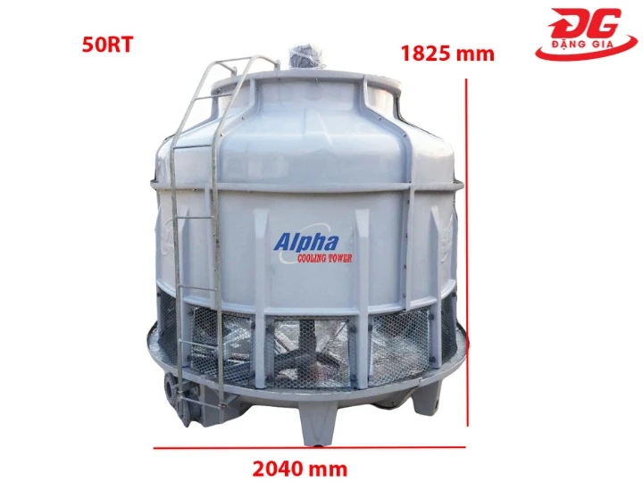 Tháp giải nhiệt Alpha 50RT có kết cấu vững chắc