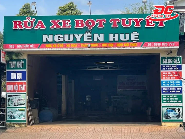 Tiệm rửa xe Hòa Cao Phát