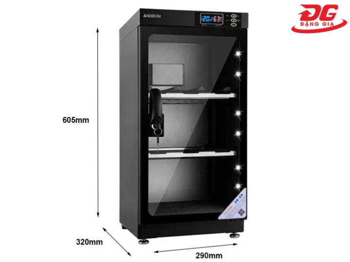 Thiết kế tủ chống ẩm Andbon AD-50S (50 lít) 