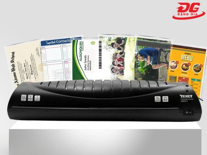 Công dụng máy ép plastic Texet khổ A3 LMA3-V